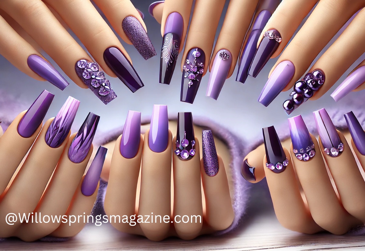 Purple Nail Designs